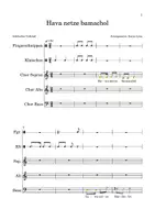 Vorschau - Anderer Materialtyp - Jüdisches Tanzlied „Hava Netze bamachol“. Chorsatz mit Klassenmusizieren (Boomwhackers) - Seite 2