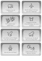 Vorschau - Aufgabenkarten - Kennenlernspiele für Klasse und Turnhalle: Pantomime / Geräusche - Seite 3