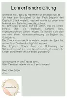 Vorschau - Arbeitsblätter - Mein Englisch Check Arbeitsblatt für den Einstieg - Seite 1