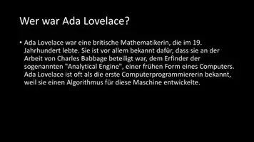 Vorschau - Arbeitsblätter - AB mit Fragen zum Thema "Ada Lovelace" + Lösungsblatt + Infografik - Seite 3