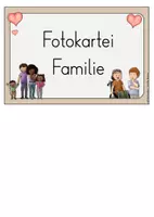 Vorschau - Poster - Fotokartei / Bilderkartei Familie / Familienformen - Seite 1