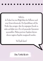Vorschau - Bildkarten - Reflexion mit Sprechblasen- 8 Satzstarter - Seite 1