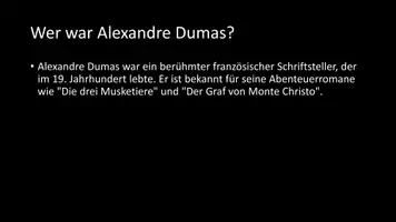 Vorschau - Arbeitsblätter - AB mit Fragen zum Thema "Alexandre Dumas" + Lösungsblatt - Seite 2