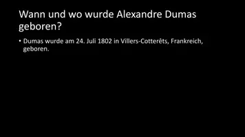 Vorschau - Arbeitsblätter - AB mit Fragen zum Thema "Alexandre Dumas" + Lösungsblatt - Seite 3