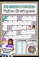 Vorschau - Spiele - ZEHNERPOTENZEN – 3 Mathe-Brettspiele - Deckblatt