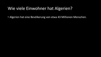 Vorschau - Arbeitsblätter - AB mit Fragen zum Thema "Algerien" + Lösungsblatt - Seite 3