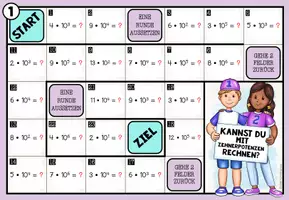Vorschau - Spiele - ZEHNERPOTENZEN – 3 Mathe-Brettspiele - Seite 1