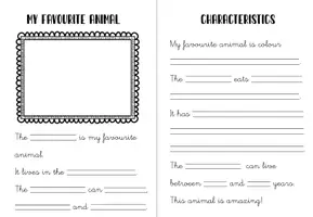 Vista previa - Unidades / Secuencias / Situaciones de Aprendizaje - My animal book - página 1