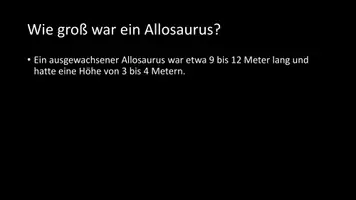 Vorschau - Arbeitsblätter - AB mit Fragen zum Thema "Allosaurus" + Lösungsblatt - Seite 3