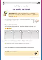 Vorschau - Arbeitsblätter - Musik hören und beschreiben - Die Macht der Musik - Seite 2