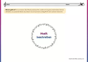 Vorschau - Arbeitsblätter - Musik hören und beschreiben - Die Macht der Musik - Seite 3