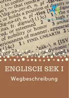 Vorschau - Arbeitsblätter - Die Wegbeschreibung Aufgaben Karten Lösung - Deckblatt