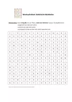 Vorschau - Interaktives Material - Wortsuchrätsel: Elektrische Nichtleiter (mit Lösung) - Seite 1