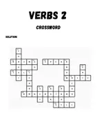 Vorschau - Arbeitsblätter - Verbs 2 Crossword - Seite 3