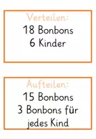Vorschau - Fördermaterial/Inklusion - Tafelmaterial Aufteilen+Verteilen - Seite 3