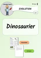 Vorschau - Arbeitsblätter - Dinosaurier / Evolution - AB mit Lösungen - Deckblatt