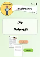 Vorschau - Arbeitsblätter - Die Pubertät / Sexualerziehung - AB mit Lösungen - Deckblatt