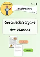 Vorschau - Stundenentwürfe - Geschlechtsorgane des Mannes / Sexualerziehung - AB & Lösungen - Deckblatt