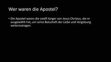 Vorschau - Arbeitsblätter - AB mit Fragen zum Thema "Apostel" + Lösungsblatt + Infografik - Seite 3