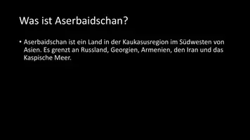 Vorschau - Arbeitsblätter - AB mit Fragen zum Thema "Aserbaidschan" + Lösungsblatt - Seite 2