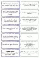 Vorschau - Spiele - Stop & Swap - differenzierte Konversationskarten 'USA' - Seite 2