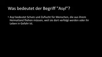 Vorschau - Arbeitsblätter - AB mit Fragen zum Thema "Asyl" + Lösungsblatt + Infografik - Seite 3