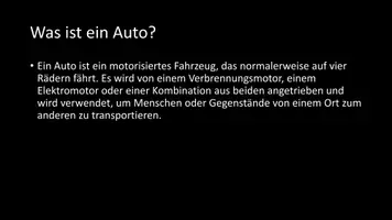 Vorschau - Arbeitsblätter - AB mit Fragen zum Thema "Autos" + Lösungsblatt + Infografik - Seite 3