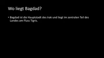 Vorschau - Arbeitsblätter - AB mit Fragen zum Thema "Bagdad" + Lösungsblatt - Seite 2