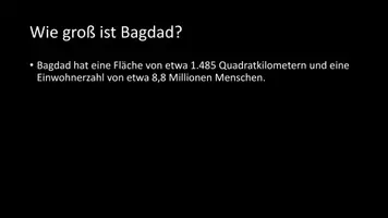 Vorschau - Arbeitsblätter - AB mit Fragen zum Thema "Bagdad" + Lösungsblatt - Seite 3