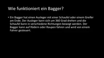 Vorschau - Arbeitsblätter - AB mit Fragen zum Thema "Bagger" + Lösungsblatt - Seite 3