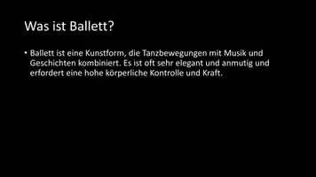Vorschau - Arbeitsblätter - AB mit Fragen zum Thema "Ballett" + Lösungsblatt + Infografik - Seite 3
