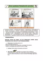 Vorschau - Arbeitsblätter - Polizeiberichte verfassen - Seite 1