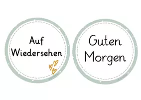Vorschau - Bildkarten - Hallo & Auf Wiedersehen - Bildkarten zur Begrüßung & Verabschiedung - Seite 3