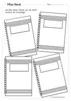 Vorschau - Arbeitsblätter - Schulbeginn - Einschulung - Name schreiben - Schultüte - GRATIS - Seite 2