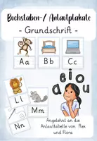 Vorschau - Poster - Anlautplakate, Laut- und Buchstabenplakate Grundschrift - Deckblatt