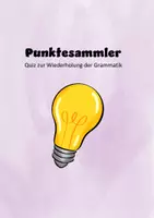 Vorschau - Spiele - Spiel "Punktesammler" zur Wiederholung der Grammatik - Deckblatt