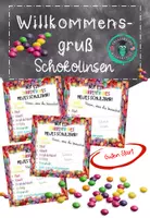 Vorschau - Anderer Materialtyp - Willkommensgruß Schuljahresbeginn: Hab ein farbenfrohes Schuljahr - Deckblatt