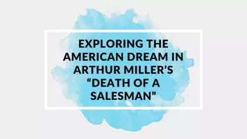 Vorschau - Präsentationen/Tafelbilder - Exploring the American Dream in “Death of a Salesman” (PowerPoint Presentation) - Seite 1
