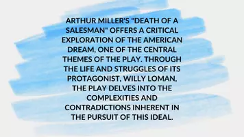 Vorschau - Präsentationen/Tafelbilder - Exploring the American Dream in “Death of a Salesman” (PowerPoint Presentation) - Seite 2