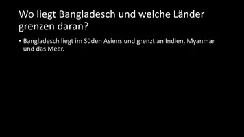 Vorschau - Arbeitsblätter - AB mit Fragen zum Thema "Bangladesch" + Lösungsblatt + Infografik - Seite 3