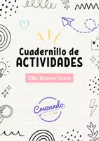 Vista previa - Hojas de trabajo - Cuadernillo de Actividades (Números Enteros) - Portada