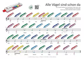 Vorschau - Audio-Dateien - Kinderlied für die Triola - Alle Vögel sind schon da - Seite 1