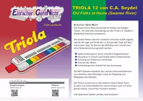 Vorschau - Anderer Materialtyp - Lied für die Triola - Old Folks at Home (Swanee River) - Deckblatt