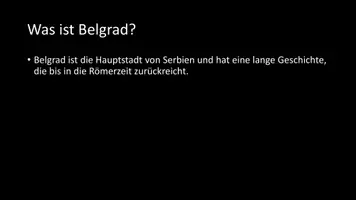 Vorschau - Arbeitsblätter - AB mit Fragen zum Thema "Belgrad" + Lösungsblatt - Seite 2