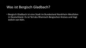 Vorschau - Arbeitsblätter - AB mit Fragen zum Thema "Bergisch Gladbach" + Lösungsblatt - Seite 2