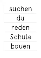 Vorschau - Präsentationen/Tafelbilder - Wortkarten Modellwörter „Sprache Stein Papier 1“ - Seite 3