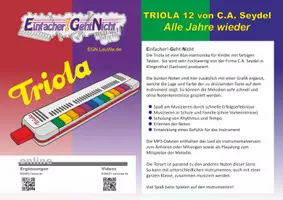 Vorschau - Anderer Materialtyp - Weihnachtslied für die Triola - Alle Jahre wieder - Deckblatt