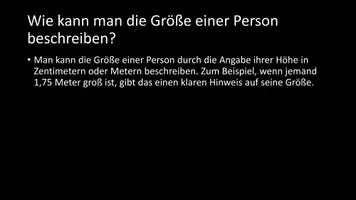 Vorschau - Arbeitsblätter - AB mit Fragen zum Thema "Beschreibung von Personen und Gegenständen" + Lösungsblatt + Infografik - Seite 3