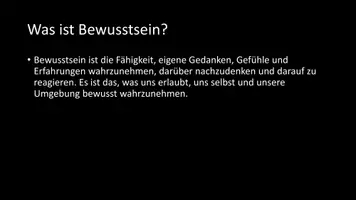 Vorschau - Arbeitsblätter - AB mit Fragen zum Thema "Bewusstsein" + Lösungsblatt + Infografik - Seite 3