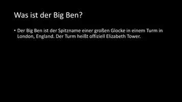 Vorschau - Arbeitsblätter - AB mit Fragen zum Thema "Big Ben" + Lösungsblatt + Infografik - Seite 3
